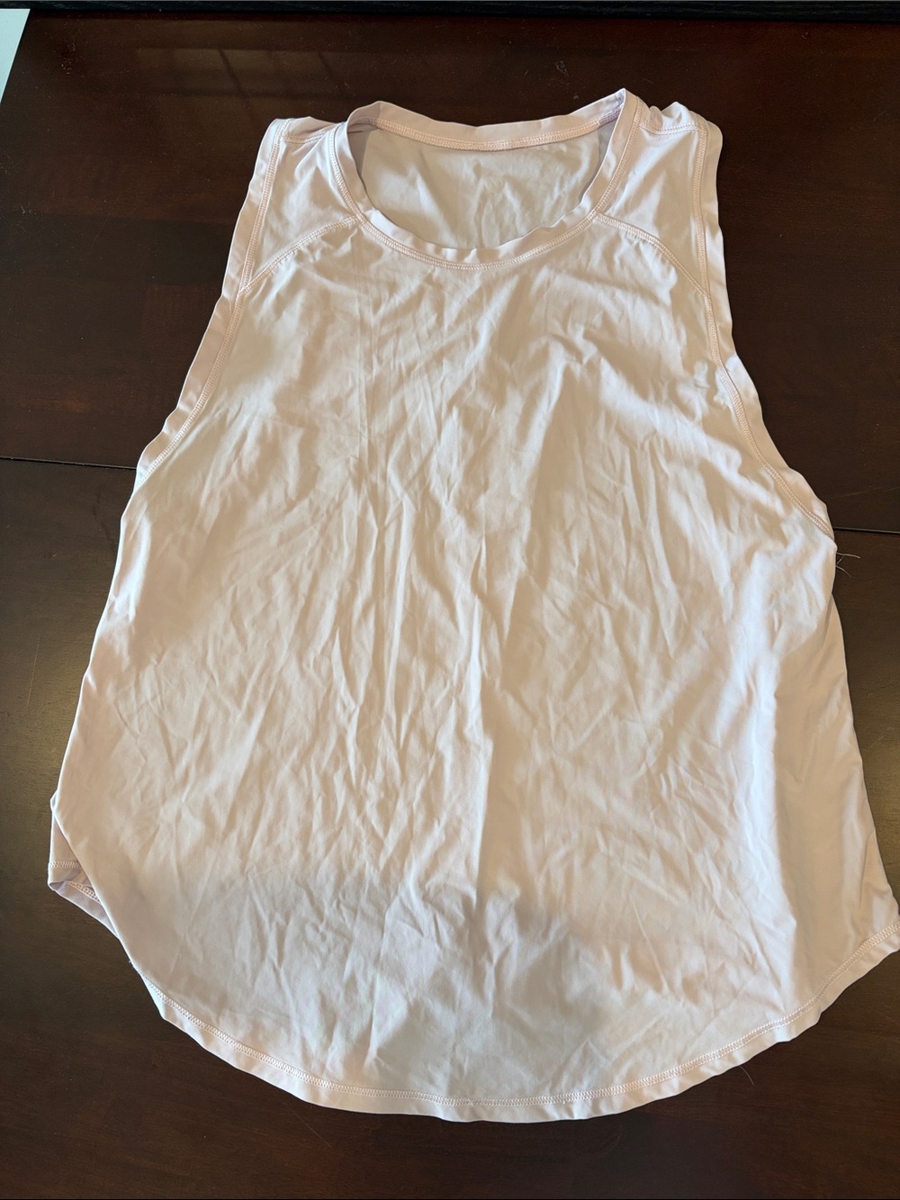 Sleeveless Mesh Athletic Tank Top